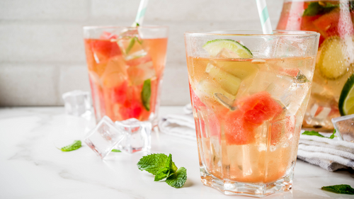 Watermelon Green Tea Refresher