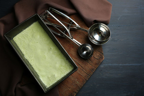 green tea ice cream, matcha green tea ice cream