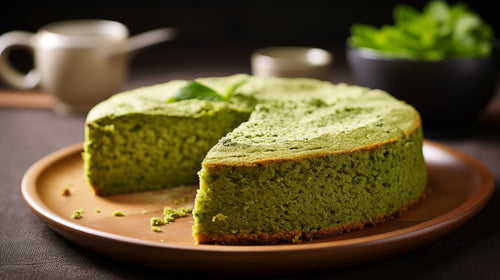 green tea cake