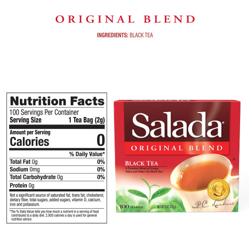 Salada Original Blend Black Tea - 100ct