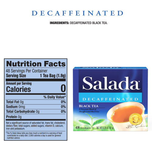 Salada Decaf Black Tea - 48ct