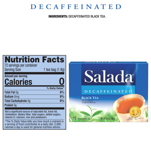 Salada Decaf Black Tea - 72ct