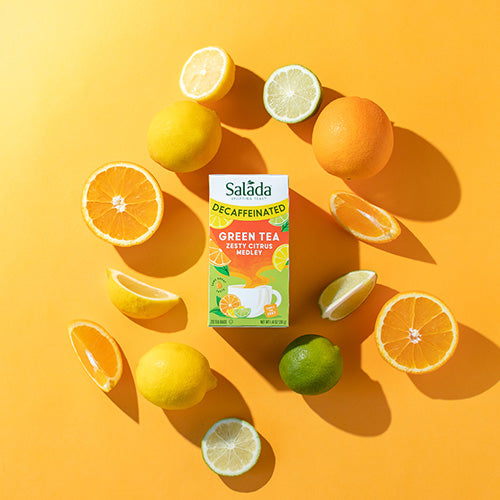 Decaf Citrus Green Tea 20 Tea Bags Salada Tea