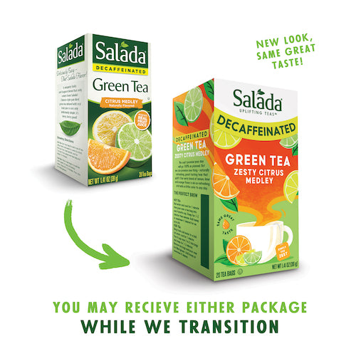 Salada Decaf Citrus Green Tea - 20ct