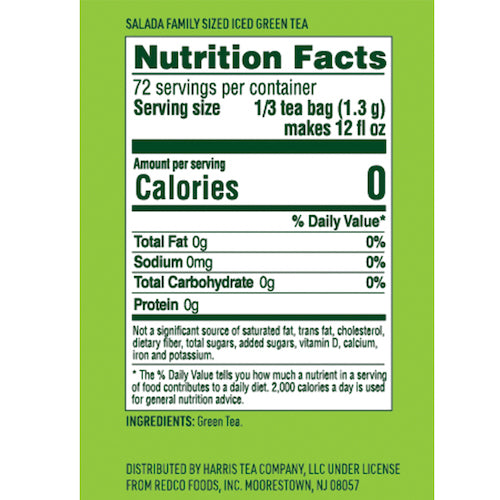 Family Size Salada Green Tea for Iced Tea - 24ct