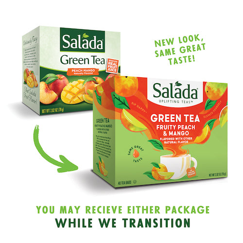 Salada Peach Mango Green Tea - 40ct