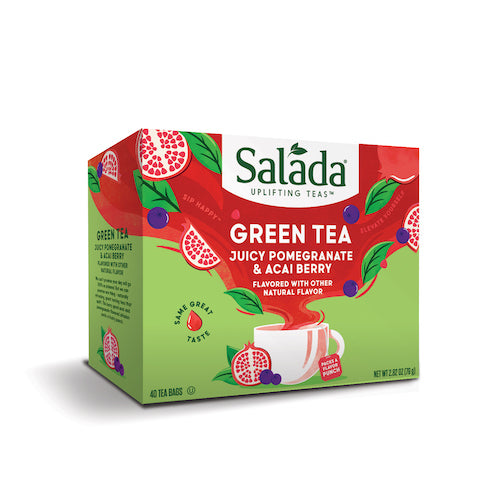 Salada Pomegranate Acai Green Tea - 40ct