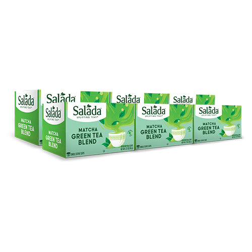 Salada Pure Green Matcha Tea Blend Single Serve Cups - 12ct